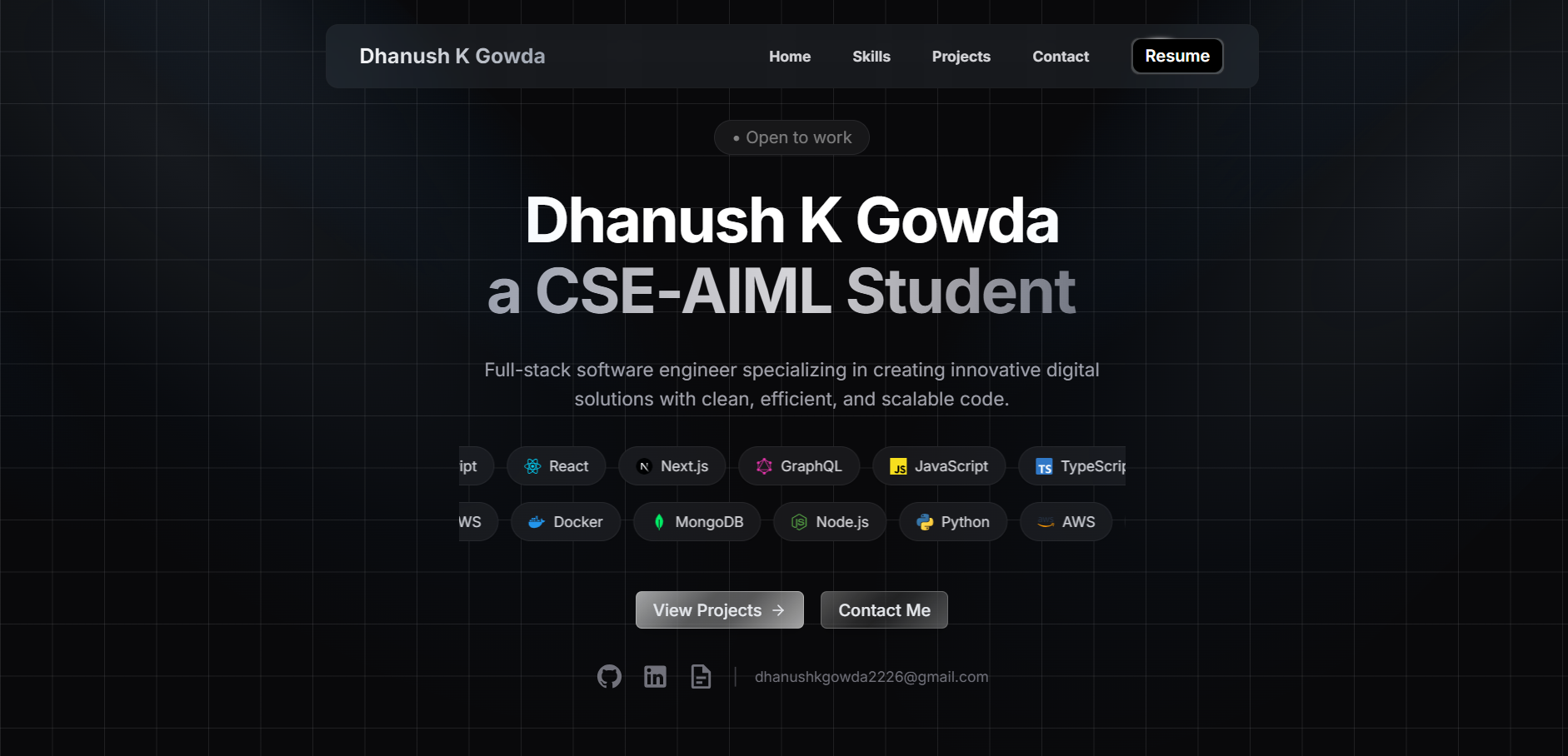 Portfolio Website